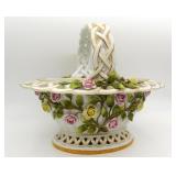 Von Schierholz German Dresden Basket Centerpiece