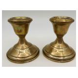 Fisher Sterling Silver Weighted Candlesticks