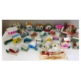 29 Putz House Christmas Village Japan Santa Sled