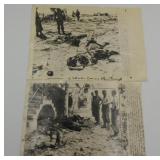 1944 WWII AP Photos German Japanese Casualties