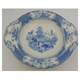Allertons England Chinese Blue Serving Bowl