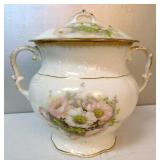 K.T. & Co. Beautiful Antique Lidded Chamber Pot