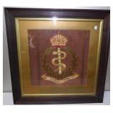 British Royal Army Medical Corps Silk Embroidery
