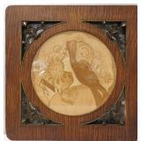 Jane Atche Art Nouveau Lithograph "Meditation"
