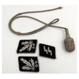 Waffen SS Obergruppenfï¿½hrer Collar Tab Dagger Knot