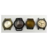 WWI & WWII Elgin & Bulova Watch & Parts
