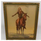 Cyrus Dallin Litho Appear to the Great Spirit 