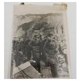 WWII 1944 German Photo Rommel at Atlantic Coast