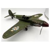 WWII P-40 Warhawk Pressed Steel Airplane 24"