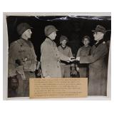 WWII 1944 Photo St Quentin German Col. Surrender