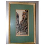 Lisiene Rue dela Fevres Etching Hans Figura 98/300