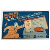 Squads Write! 1951 Korean War Era GI Joe Postcards