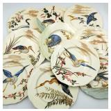 K&G Keller Guerin Luneville France Faience Plates
