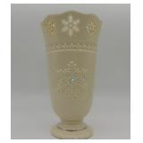 2001 Lenox Large Christmas Snowflake Vase