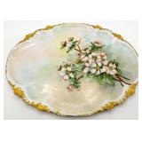 Limoges Franc GDA Floral Painted Porcelain Tray