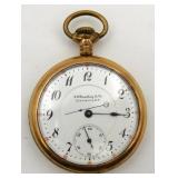 C.C. Bradley & Co Batavia NY GF Pocket Watch 15j