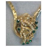 Vintage Fashion Necklace & Earring Set