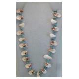 Vintage Shell & Turquoise Necklace
