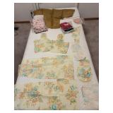 Various Unfinished Projects and 8'x9' Fabric