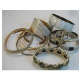 Twelve Assorted Bracelets & Bangles