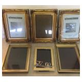 Six Picture Frames 5x7 with 60th Anniversary Frame