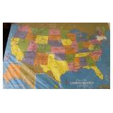 USA Puzzle Complete & Stored in Cardboard