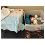Drawer of Yarn, String & Needles