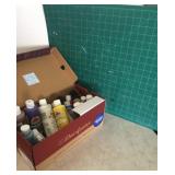Cutting Mat and Craft Paints