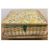 Sewing Basket with Contents