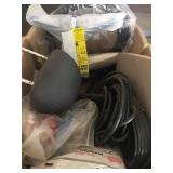 Garage Tote with Various Items