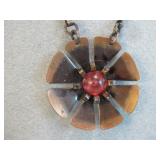 Copper Flower Necklace