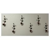 Set of 6 Wall Mounted Candle Holders