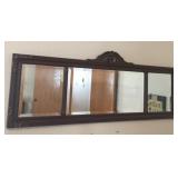 Vintage Painted Mirror 48 x 18