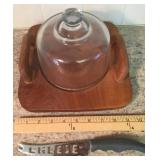 Teakwood Cheese Tray & Cheese Knife