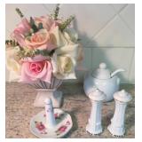 Flower Vase, Ring Holder, Sugar & Salt & Pepper