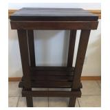 Wood Side Table 16 x 22 x 33