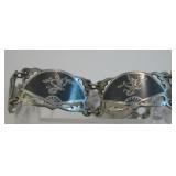 Sterling Silver Inlay Bracelet - Tested