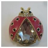 Vintage Lady Bug Fashion Brooch - Pin