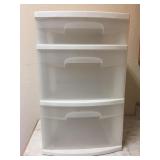 Three Drawer Sterilite 13 x 13 x 20