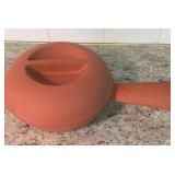 Pottery Shop Terracotta Covered Bowl