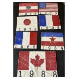 National Flag Patches Various Countries & Years