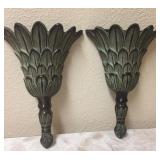 Pair of Metal 10' Wall Sconces