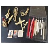 Candles, Palms, Prayer Cards