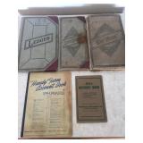 Vintage Ledgers Dating Back to 1916