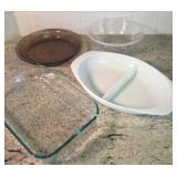 Four Pyrex Items as Shown
