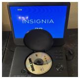 Insignia 10' Portable DVD Player Works