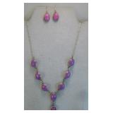 Southwest Sterling Silver Necklace & Earrings