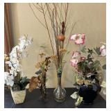 Four Assorted Flower Arrangements