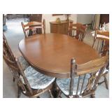 Tell City Maple Dining Table & Chairs See Info