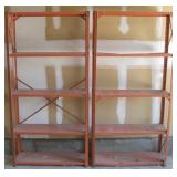 2- 36 X 12X 72 Light Weight Metal Shelves See Info